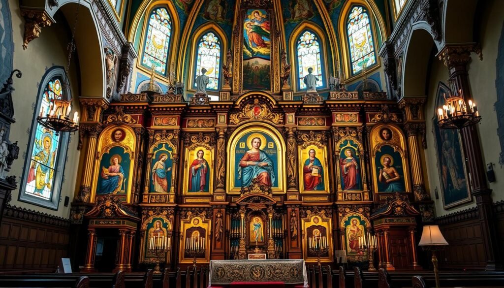 Iconostasis in Ukrainian Church