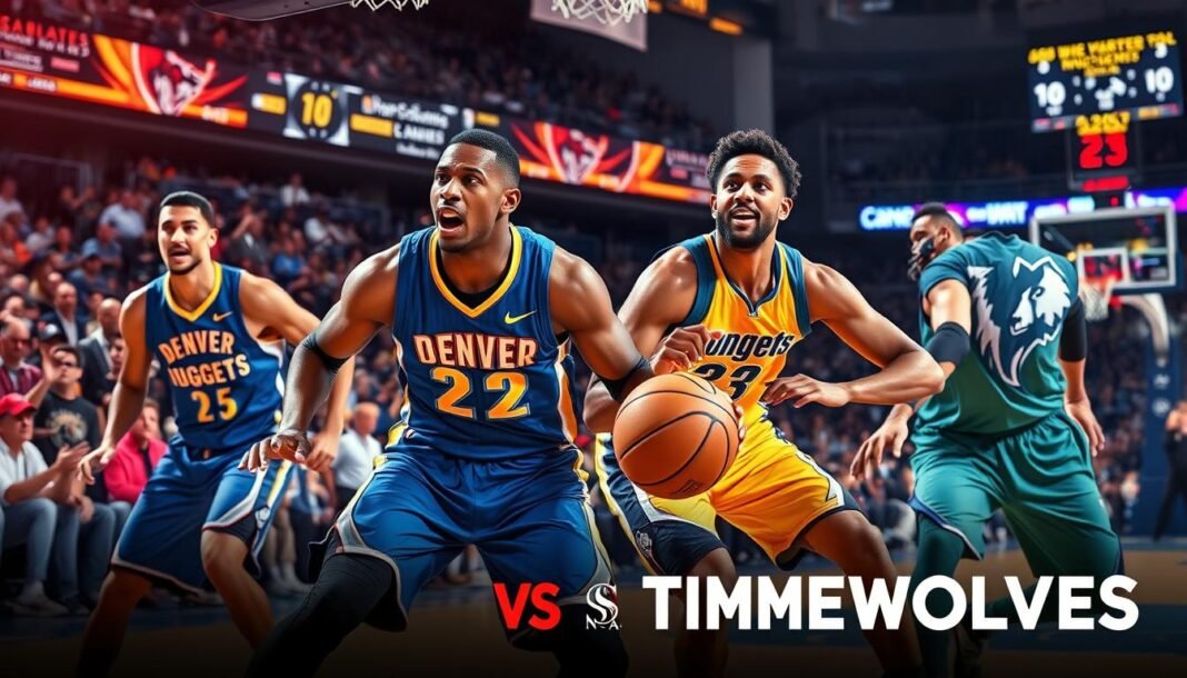 denver nuggets vs timberwolves match player stats