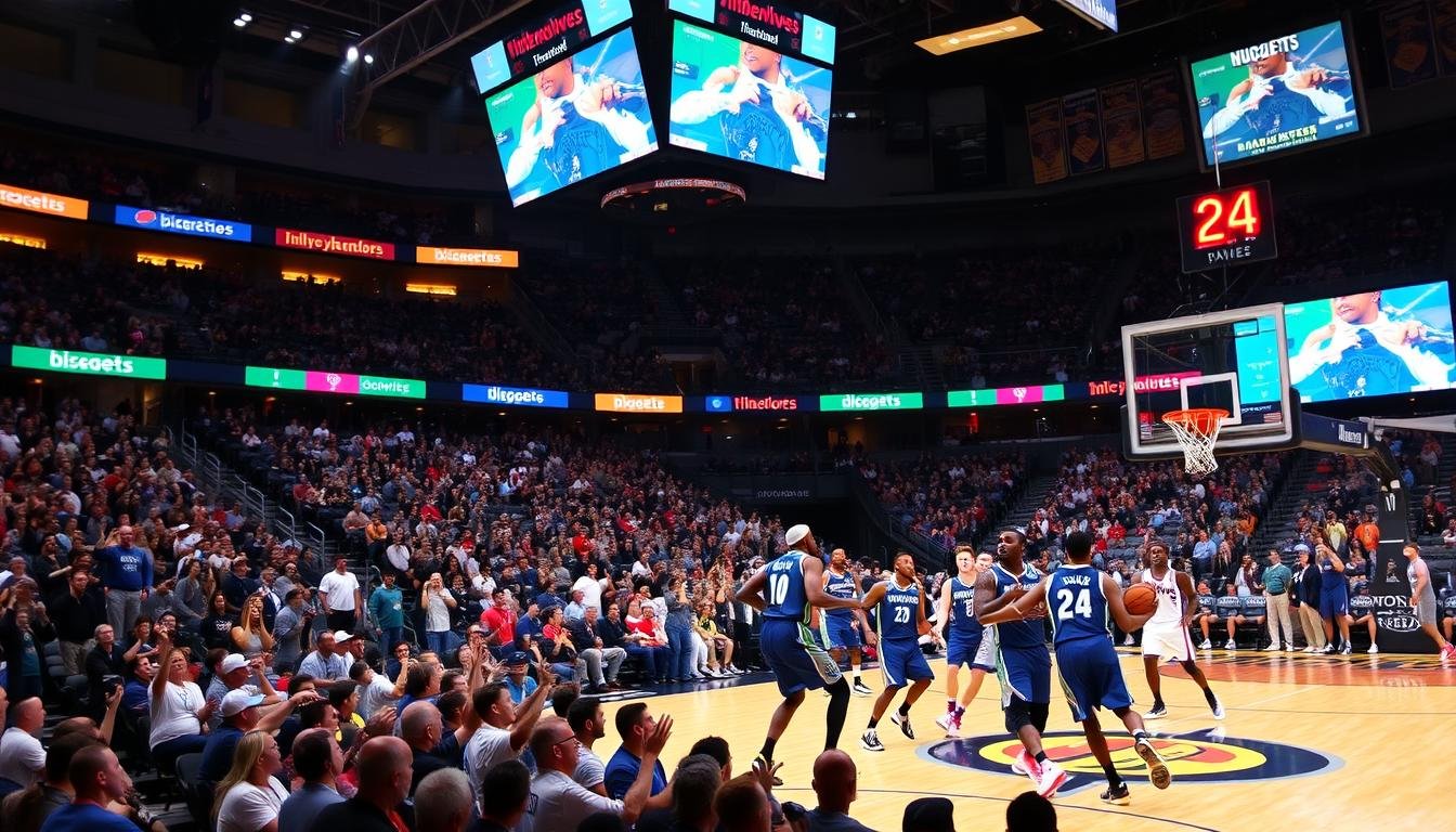 timberwolves vs denver nuggets match player stats