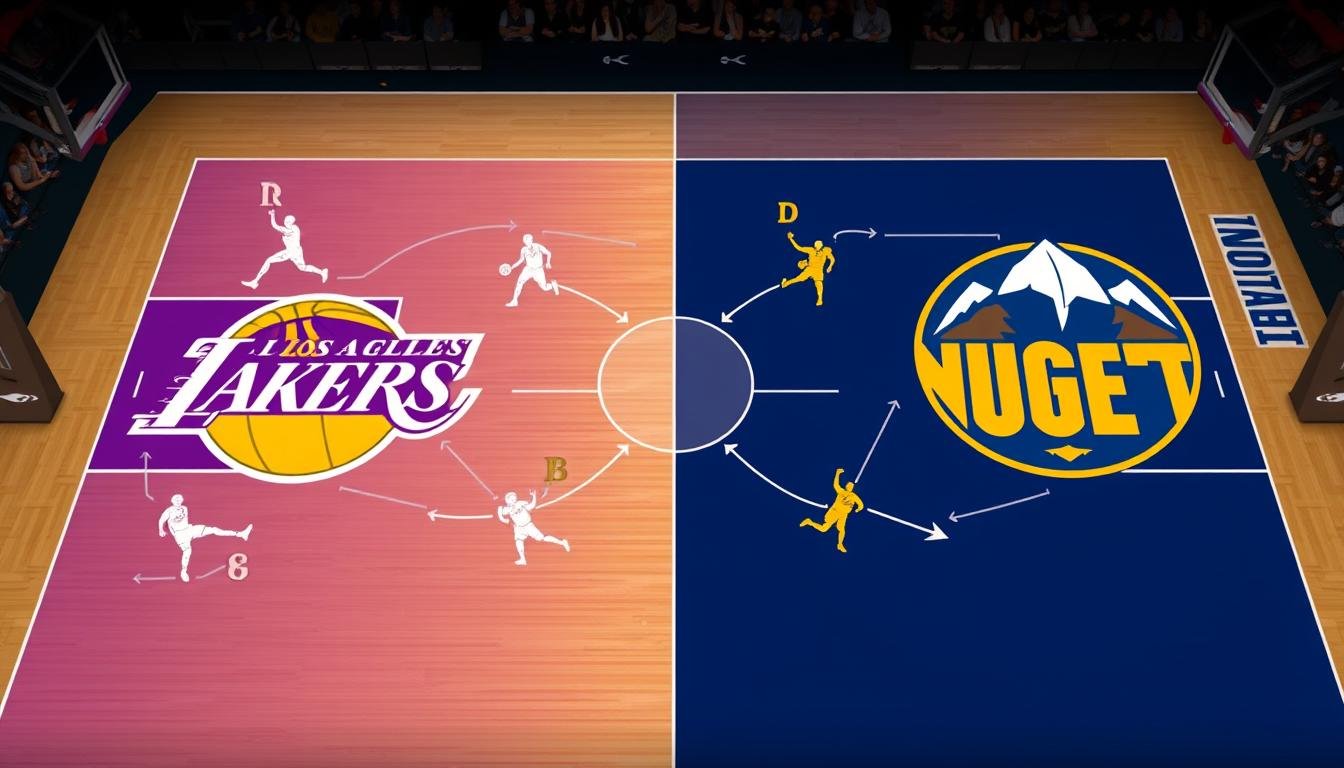 lakers vs denver nuggets match player stats