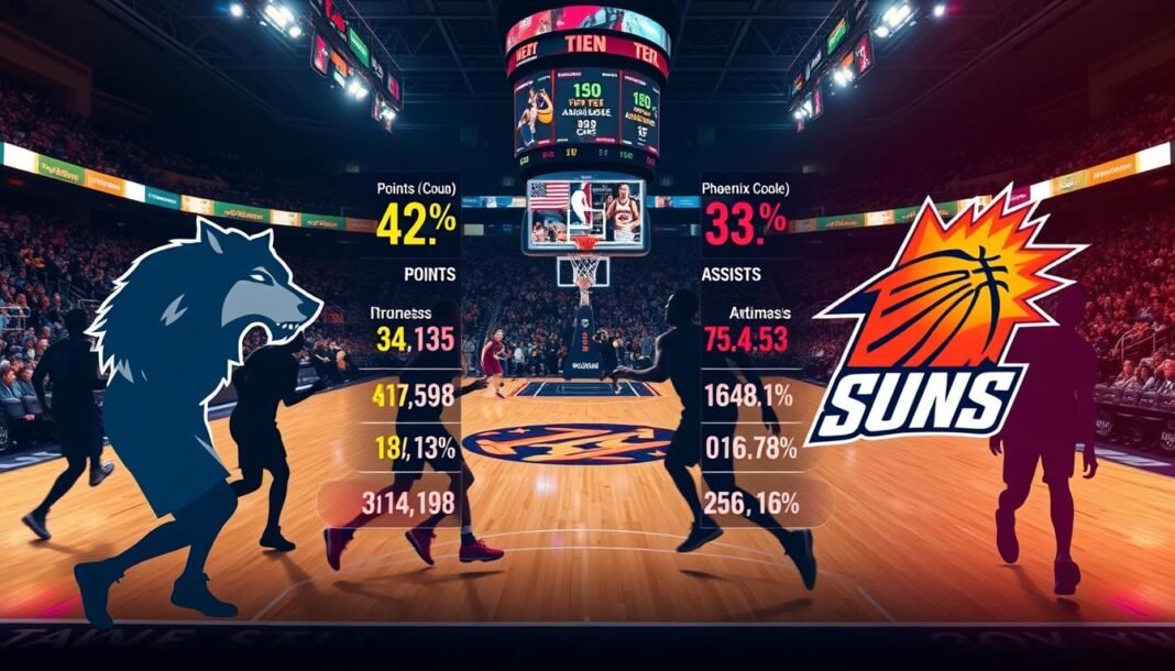 timberwolves vs phoenix suns match player stats