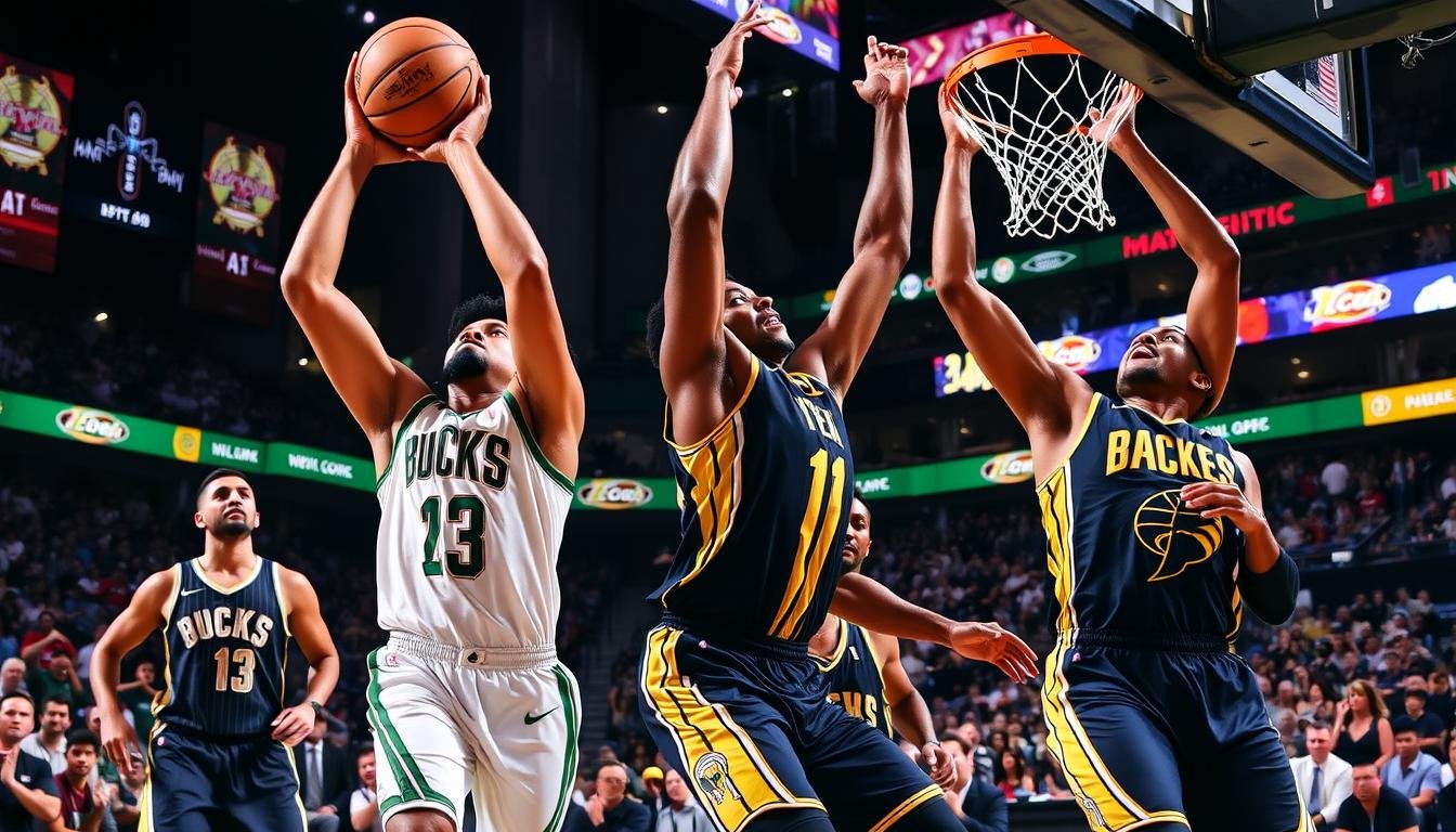 milwaukee bucks vs pacers match player stats